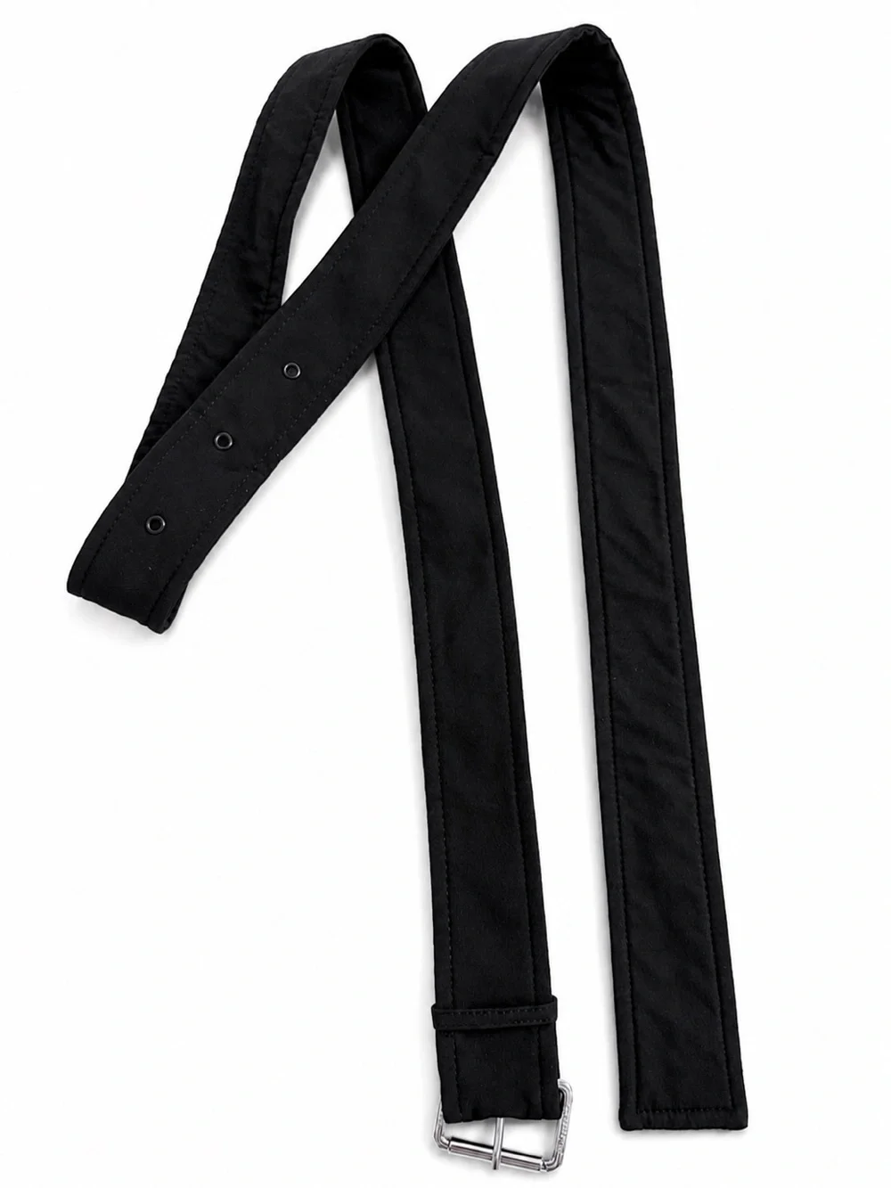 Calvin Klein Replacement Coat Belt M-XL Black Silver Buckle